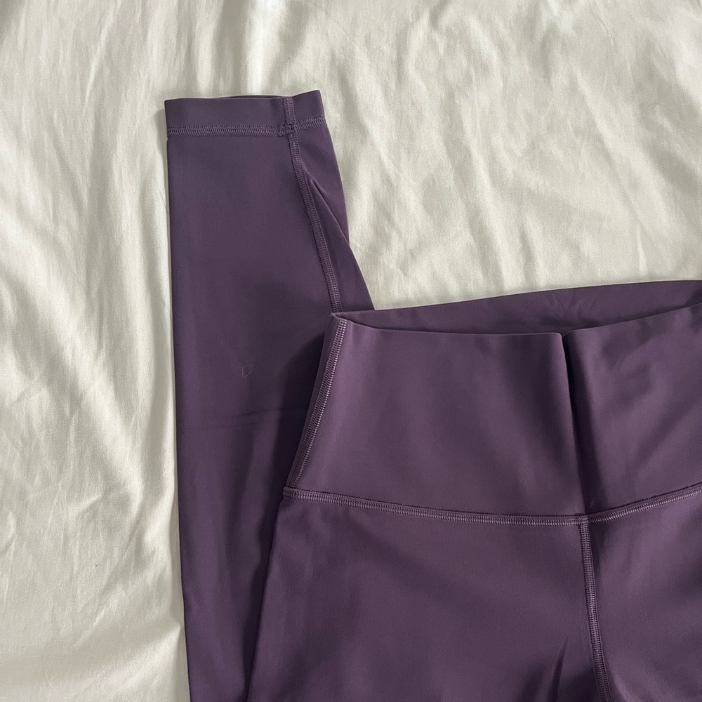 Last call! Lululemon size 8 high rise align purple leggings